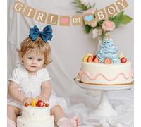 Banner Gender Reveal Party Battesimo Decorazione Ragazzo o Ragazza Bandierina per baby shower congratulazioni battesimo decorazione per baby shower gravidanza festa a sorpresa