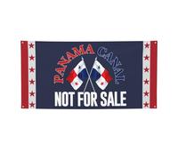 Banner "I Love Panama Canal IsFor Sale" 3x6 con bandiera e 4 fori in metallo.