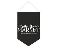 Banner in tela con fiori freschi e fiori da appendere alla parete, bandiera da appendere alla parete, decorazione per la casa, per soggiorno, camera da letto, ufficio, regali per le vacanze, 25,4 x