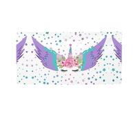 Banner in vinile personalizzato con ali viola, grandi striscioni in vinile per decorazioni per interni ed esterni