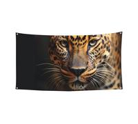 Banner leopardato nero e marrone decorazione per feste sfondo bandiera festa di compleanno fotografia sfondo decorazione banner e cartelli decorazione da parete banner forniture per feste bomboniere