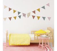 Banner per bandiere sospese - Banner per bandiere rumorose Triangolo | Cotton FabricPennant Banner e asole per soggiorno, sala giochi, vivaio, camera da letto