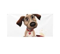 Banner per cani e cartelli per esterni e interni per feste Banner personalizzato con occhielli sfondo di compleanno segno poster sfondo foto sfondo per eventi di nozze piccolo