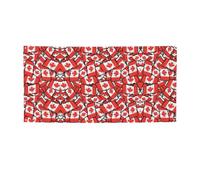 Banner per feste con stampa bandiera canadese, striscione per tutti gli eventi, bandiere luminose per compleanno, Ringraziamento e molto altro ancora