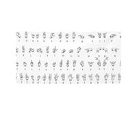 Banner per feste con stampa della lingua dei segni, decorazioni per tutte le occasioni, per il Ringraziamento, feste di compleanno e molto altro ancora