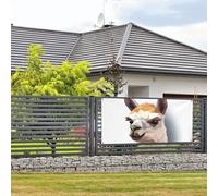 Banner per feste di benvenuto Banner di vacanza Alpaca avatar Banner da appendere alla parete Bandiera Fotografia Sfondi con 4 fori Portico Cartello Porta Banner Copertura Decorazione Forniture per