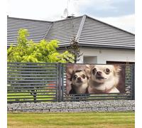 Banner per feste di benvenuto Banner per feste carino chihuahua da appendere alla parete banner bandiera foto fondali fotografici con 4 fori portico segno porta banner copertura decorazione forniture