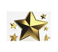 Banner per feste di buon compleanno cartelli personalizzati stelle d'oro Bandiere per esterni Benvenuto Buon Compleanno Sfondo Segni di nozze Arazzo Grande Banner per la decorazione di feste 180 x 120