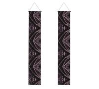 Banner per feste di laurea con motivo pizzo viola - decorazione interna ed esterna,