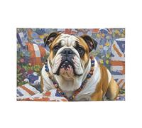 Banner per interni ed esterni Banner personalizzati Bulldog Inglese Banner per feste Segni riutilizzabili Cartello vuoto 300D Poliestere Decorazione Banner per la decorazione di feste