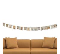 Banner per la storia di Pasqua, striscione retrò per conto alla rovescia per le vacanze, biglietti per lo studio della settimana santa con design colorato, decorazione per portico anteriore e porta