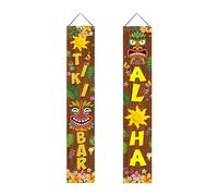 Banner per porta Segno Bandiere per porte Banner tropicale per il carnevale