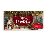 Banner per porte da garage di Natale, 2,4 x 2,1 m, decorazione per porte di garage, Natale dipinti murali per decorazioni per interni ed esterni, per feste di nuovo