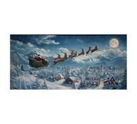 Banner per porte da garage di Natale, 2 x 1,5 m, decorazione per porte di garage, Natale dipinti murali per decorazioni per interni ed esterni per feste di nuovo