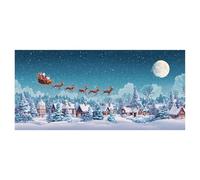 Banner per porte da garage di Natale, 2 x 1,5 m, decorazione per porte di garage, Natale dipinti murali per decorazioni per interni ed esterni per feste di nuovo