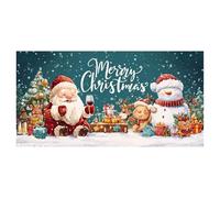 Banner per porte da garage di Natale, 2 x 1,5 m, decorazione per porte di garage, Natale dipinti murali per decorazioni per interni ed esterni per feste di nuovo