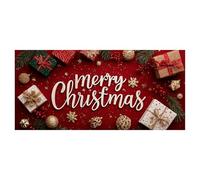 Banner per porte da garage di Natale, 2 x 1,5 m, decorazione per porte di garage, Natale dipinti murali per decorazioni per interni ed esterni per feste di nuovo