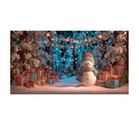 Banner per porte da garage di Natale, 4 x 1,8 m, decorazione per porte di garage, Natale dipinti murali per decorazioni per interni ed esterni per feste di nuovo