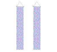 Banner per portico con tatuaggio a sirena, decorazione per esterni su entrambi i lati per feste, impermeabile cartello da giardino per traguardi per la casa