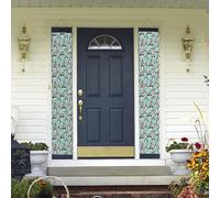 Banner per portico da appendere alla porta, banner per portico estivo di benvenuto buon compleanno portico segno foto sfondo banner per feste invernali pinguini di Natale cartelli per porta d'ingresso