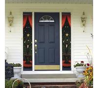 Banner per portico da appendere alla porta, spettacolo magico benvenuto estate portico banner buon compleanno portico segno foto sfondo festa banner porta d'ingresso segni per feste decorazioni