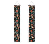 Banner per portico di laurea con stampa giorno di Natale riutilizzabile banner per feste cerimonie porte anteriori