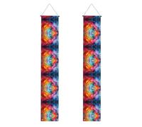 Banner per portico di laurea WHJDPP che scorre colore immagine decorazione banner porta segno, per esterni e interni, cortile festa 30,5 x 180 cm