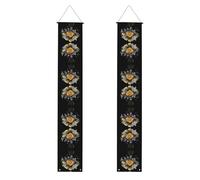 Banner per portico di laurea WHJDPP Diamond Yellow Rose Picture Decor Banner Door Sign, per esterni e interni, cortile, feste, 30,5 x 180 cm