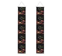 Banner per portico di laurea WHJDPP Fruit and Wines Picture Decor Banner Door Sign, per esterni e interni, cortile, feste, 30,5 x 180 cm