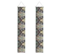 Banner per portico di laurea WHJDPP leopardo addormentato immagine decorazione banner porta segno, per esterni e interni, cortile festa 30,5 x 180 cm