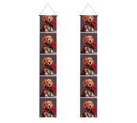 Banner per portico di laurea WHJSHOP Gentleman-like Dog Pattern Decor Banner Door Sign, per esterni e interni, cortile festa 30,5 x 180 cm