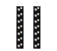 Banner per portico di laurea WHJSHOP Trendy Dice Pattern Decor Banner Door Sign, per esterni e interni, cortile Party 30,5 x 180 cm