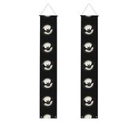 Banner per portico di laurea YYHHAOFA Red Eyed Bat in the treetops stampato Decor Banner Door Sign, per esterni e interni, cortile, feste, 30,5 x 180 cm