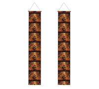Banner per portico di laurea YYHWHJDE Monkey Music Print Decor Banner Door Sign, per esterni e interni, per feste in cortile 30,5 x 180 cm