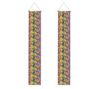 Banner per portico di laurea YYHWHJDE Pickleball Balls colori motivo stampa decorazione banner porta segno, per esterni e interni, cortile festa 30,5 x 180 cm