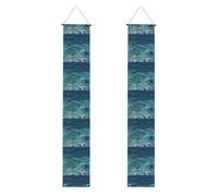 Banner per portico di laurea YYHWHJDE The Deep Ocean, decorazione decorativa per porta, per feste in cortile per interni ed esterni, 30,5 x 180 cm