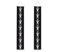 Banner per portico di laurea YYHWHJDE The rabbit arbitro who cheers stampa decorazione banner cartello per porta, per esterni e interni, cortile, feste, 30,5 x 180 cm