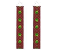 Banner per portico WZYWHJ Big Eye Anguria Stampe Decor Appeso alla Parete Banner Porta Segno, per Esterni Interni Cortili Party 30,5 x 180 cm