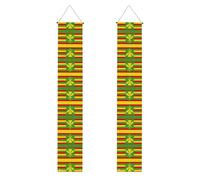 Banner per portico WZYWHJ con bandiera hawaiana nativa stampa decorazione da appendere alla parete banner cartello per porta, per esterni e interni, cortile, feste, 30,5 x 180 cm
