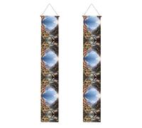 Banner per portico WZYWHJ Grand Canyon Stampe Decor Wall Hanging Banner Door Sign, per esterni e interni, cortile, feste, 30,5 x 180 cm