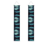 Banner per portico WZYWHJ Science Fiction Stars Prints Decor Wall Hanging Banner Door Sign, per esterni e interni, cortile, feste, 30,5 x 180 cm