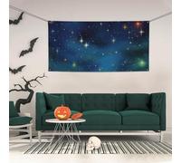 Banner personalizzato per feste di buon compleanno con occhielli in ottone stelle luminose banner sfondo per feste decorazioni da parete sfondo per Natale matrimonio forniture per feste di Halloween