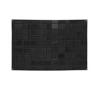 Banner personalizzato per feste di compleanno con occhielli in ottone mosaico ombra nera bandiera da giardino decorazioni per cortile banner decorazioni per feste di compleanno sfondo per Natale