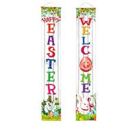Banner Porta Pasquale, Leggero, Resistente, per Interni | Motivi Realistici, Non Sbiadisce Facilmente, Non Si Strappa, Adatto a Festa di Pasqua e Decorazioni Interne