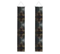 Banner portico WZYWHJ carino piccolo mostro stampa decorazione da appendere alla parete banner porta segno, per esterni e interni, cortile festa 30,5 x 180 cm