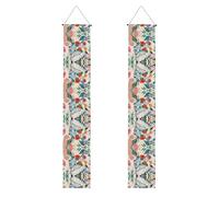 Banner portico WZYWHJ carino tigre bianca stampe Decor parete appeso banner porta segno, per esterni interni cortile festa 30,5 x 180 cm