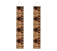 Banner portico WZYWHJ Chocolate Chip Cookie Stampa Decor Wall Hanging Banner Door Sign, per Outdoor Indoor Yard Party 30,5 x 180 cm