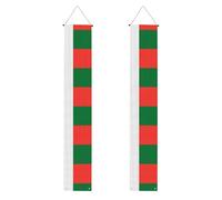 Banner portico WZYWHJ Flag of Madagascar stampe Decor Wall Hanging Banner Door Sign, per esterni e interni, cortile, feste, 30,5 x 180 cm