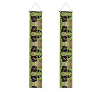 Banner portico WZYWHJ rottweiler carta da parati stampe decorative da appendere alla parete banner cartello per porta, per esterni e interni, cortile, feste, 30,5 x 180 cm