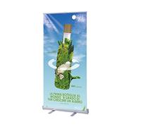 BANNER ROLL UP ROLL-UP ESPOSITORE PUBBLICITARIO DA PAVIMENTO VERTICALE 102X200